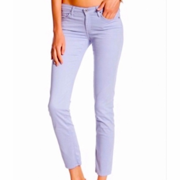 Ag Adriano Goldschmied Denim - NWOT AG STILT CIGARETTE JEANS SOFT PIMA COTTON IN BEAUTIFUL COLOR LAVENDER 29